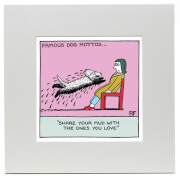 Affiche Imprimée Chien Share Your Mud - Off the Leash