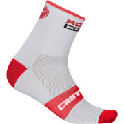 Castelli Rosso Corsa 13 Socks Whitered Xxl castelli kopen in de aanbieding