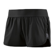Skins Activewear Womens Swipe Hi Lo Shorts Black L skins kopen in de aanbieding