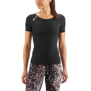 Skins Dnamic Womens Short Sleeve Top Blackblack M skins kopen in de aanbieding