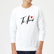 Te Amo Script Sweatshirt White M the valentines collection kopen in de aanbieding