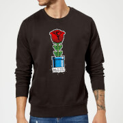 Geeky Valentine Say It With Flowers Sweatshirt Black M geeky valentine kopen in de aanbieding Geeky Valentine Say It With Flowers Sweatshirt Black M geeky valentine kopen in de aanbieding