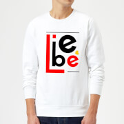 Liebe Block Sweatshirt White L the valentines collection kopen in de aanbieding