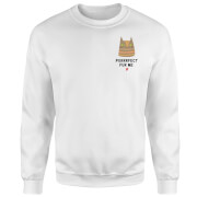 Purrrfect Fur Me Sweatshirt White M the valentines collection kopen in de aanbieding