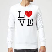 Love Heart Textured Sweatshirt White M the valentines collection kopen in de aanbieding Love Heart Textured Sweatshirt White M the valentines collection kopen in de aanbieding