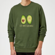 Lets Make Guacamole Sweatshirt Forest Green S the valentines collection kopen in de aanbieding