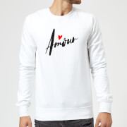 Amour Script Sweatshirt White L the valentines collection kopen in de aanbieding