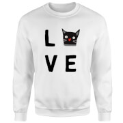 Cat Love Sweatshirt White Xl the valentines collection kopen in de aanbieding