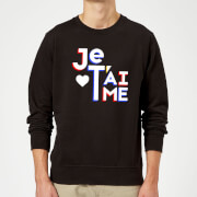 Je Taime Sweatshirt Black Xxl the valentines collection kopen in de aanbieding