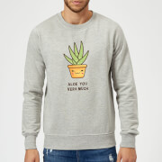 Aloe You Vera Much Sweatshirt Grey S the valentines collection kopen in de aanbieding
