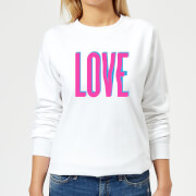Love Glitch Womens Sweatshirt White S the valentines collection kopen in de aanbieding Love Glitch Womens Sweatshirt White S the valentines collection kopen in de aanbieding