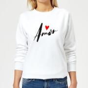 Amor Womens Sweatshirt White S the valentines collection kopen in de aanbieding