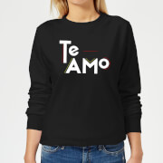 By Iwoot Te Amo Block Womens Sweatshirt Black Xs by iwoot kopen in de aanbieding