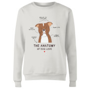 The Anatomy Of Dog Love Womens Sweatshirt White Xxl the valentines collection kopen in de aanbieding The Anatomy Of Dog Love Womens Sweatshirt White Xxl the valentines collection kopen in de aanbieding