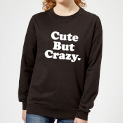 Cute But Crazy Womens Sweatshirt Black S the valentines collection kopen in de aanbieding Cute But Crazy Womens Sweatshirt Black S the valentines collection kopen in de aanbieding
