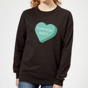 Can You Not Womens Sweatshirt Black L the valentines collection kopen in de aanbieding