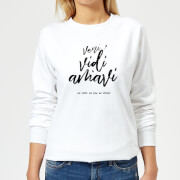 We Came We Saw We Loved Womens Sweatshirt White Xl the valentines collection kopen in de aanbieding