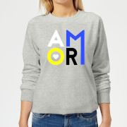 Amor Womens Sweatshirt Grey S the valentines collection kopen in de aanbieding