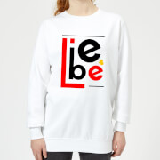 By Iwoot Liebe Block Womens Sweatshirt White 4Xl by iwoot kopen in de aanbieding