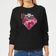 Geeky Valentine You Complete Me Womens Sweatshirt Black Xl geeky valentine kopen in de aanbieding Geeky Valentine You Complete Me Womens Sweatshirt Black Xl geeky valentine kopen in de aanbieding
