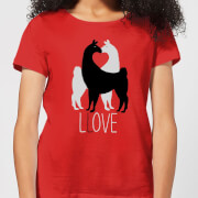 By Iwoot Llove Womens T Shirt Red Xxl by iwoot kopen in de aanbieding