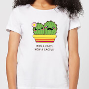 By Iwoot Was A Cacti Now A Cactus Womens T Shirt White S by iwoot kopen in de aanbieding