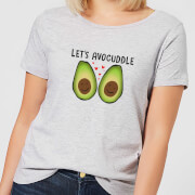 By Iwoot Lets Avocuddle Womens T Shirt Grey Xs by iwoot kopen in de aanbieding
