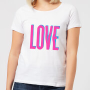 By Iwoot Love Glitch Womens T Shirt White 3Xl by iwoot kopen in de aanbieding