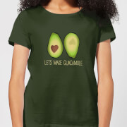 Lets Make Guacamole Womens T Shirt Forest Green Xxl the valentines collection kopen in de aanbieding