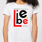 Liebe Block Womens T Shirt White M the valentines collection kopen in de aanbieding