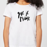 Que Je Taime Womens T Shirt White Xl the valentines collection kopen in de aanbieding