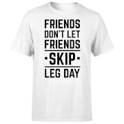 By Iwoot Friends Dont Let Skip Leg Day T Shirt White 4Xl by iwoot kopen in de aanbieding