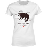 The Pet Collection Anatomy Of Cat Love Womens T Shirt White 5Xl the pet collection kopen in de aanbieding
