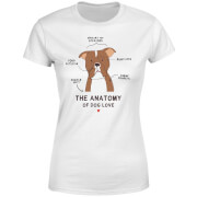 The Pet Collection Anatomy Of Dog Love Womens T Shirt White Xs the pet collection kopen in de aanbieding