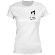 Image of I'd Spend All 9 Lives With You Women's T-Shirt - White - 3XL - White