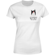 The Pet Collection Je Passerais Mes 9 Vies A Tes Cotes Womens T Shirt White 3Xl the pet collection kopen in de aanbieding