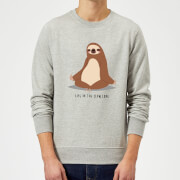 By Iwoot Life In The Slow Lane Sweatshirt Grey 3Xl by iwoot kopen in de aanbieding