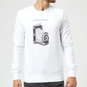 By Iwoot Photography Vintage Scribble Sweatshirt White 5Xl by iwoot kopen in de aanbieding