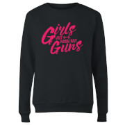 By Iwoot Girls Just Wanna Have Guns Womens Sweatshirt Black Xs by iwoot kopen in de aanbieding
