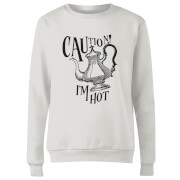 By Iwoot Caution Im Hot Womens Sweatshirt White 5Xl by iwoot kopen in de aanbieding By Iwoot Caution Im Hot Womens Sweatshirt White 5Xl by iwoot kopen in de aanbieding