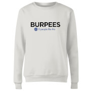By Iwoot No One Likes Burpees Womens Sweatshirt White 5Xl by iwoot kopen in de aanbieding
