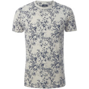 Threadbare Mens Feather Falls T Shirt Ecru S Stone threadbare kopen in de aanbieding