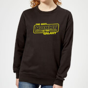 Image of Best Mommy In The Galaxy Women's Sweatshirt - Black - 5XL - Black