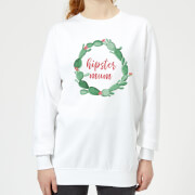 Hipster Mum Womens Sweatshirt White Xl the mother collection kopen in de aanbieding