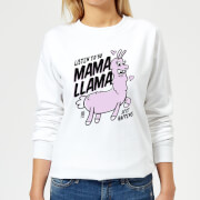 Mamallama Womens Sweatshirt White Xl the mother collection kopen in de aanbieding