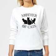 By Iwoot Mother Of Cats White Womens Sweatshirt Xs by iwoot kopen in de aanbieding