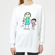 Mummy Me Womens Sweatshirt White L the mother collection kopen in de aanbieding