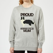 By Iwoot Proud Bordercollie Mum Womens Sweatshirt Grey Xs by iwoot kopen in de aanbieding