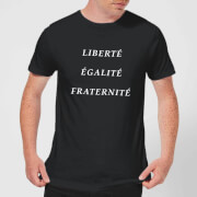 Image of Liberte Egalite Fraternite T-Shirt - Black - S - Black