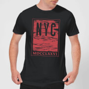 Image of NYC Roman T-Shirt - Black - S - Black